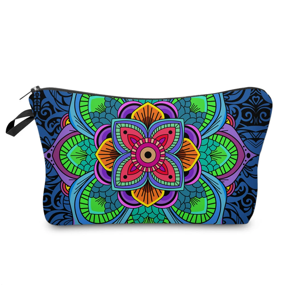 

Feminina Beauty Cosmetic Bag For Women 3D Printed Flower Personalized Make Up Bag Pouch Mini Shopping Bag Travel Organizer Bags