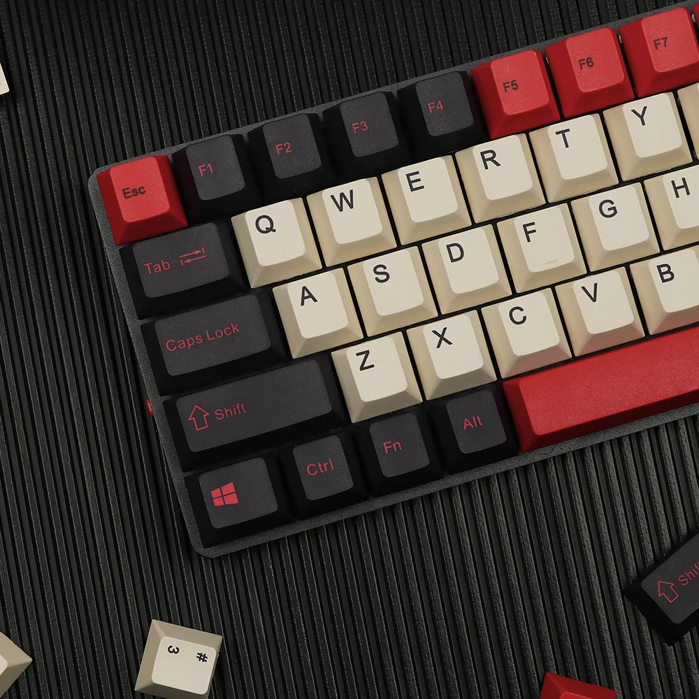 Набор клавиш EPOMAKER Earl Grey 112 вишневый профиль PBT набор сублимационных для