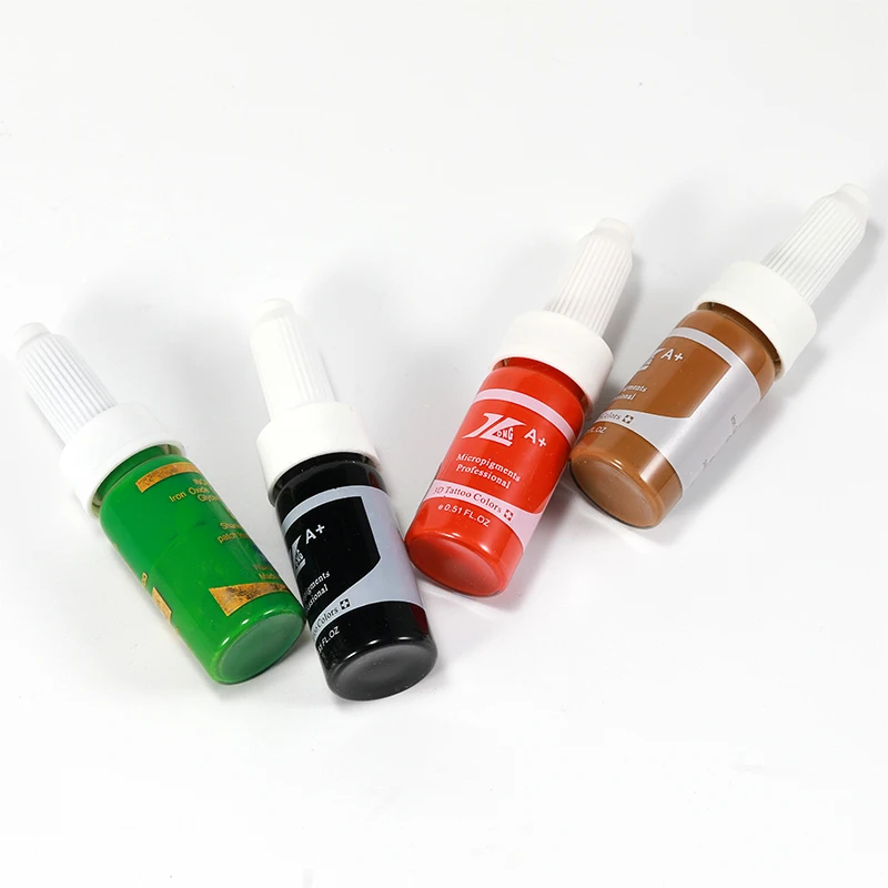 Набор для перманентного макияжа пигментные чернила бровей губ линий вокруг глаз