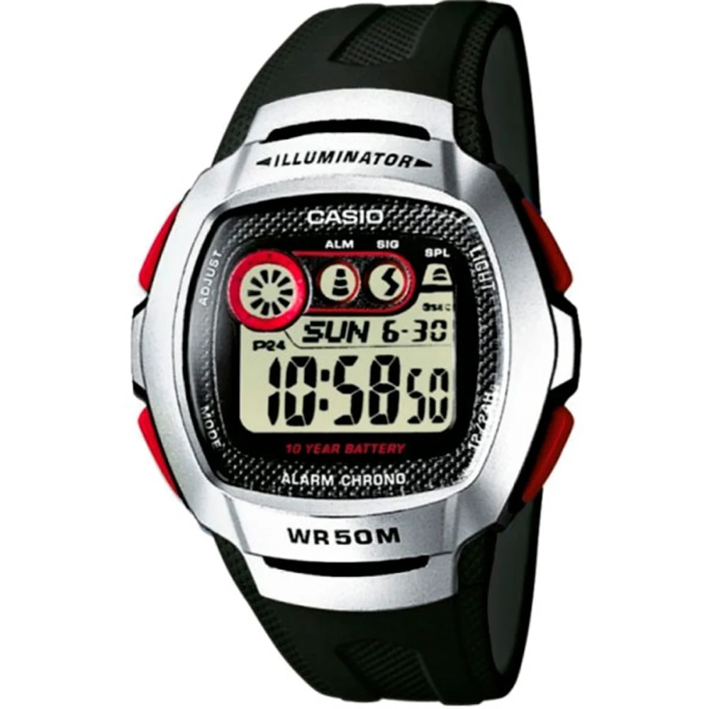 Наручные часы Casio W-210-1D мужские цифровые |