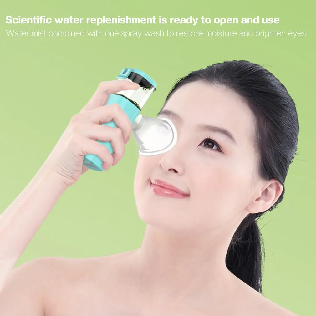 

2 In 1 Sprayer Mini Handy Nano Mist Cooler Facial Steamer Humidifier Face Moisturizing Nebulizer Beauty Skin Care Tools
