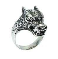 Wolf Head Handmade Shape Silver Ring for Bikers Special Gift for Women & Man Punk Fashion Jewellery Made In Turkey