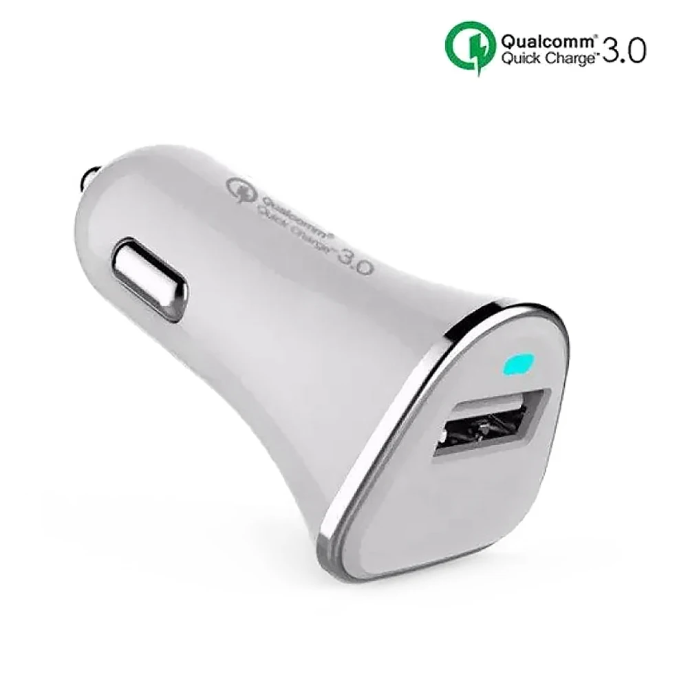 Автомобильная зарядка Mosunx Qualcomm Quick Charge 3.0 /QC3.0 в прикуриватель модель CCHQC3-01UW цвет