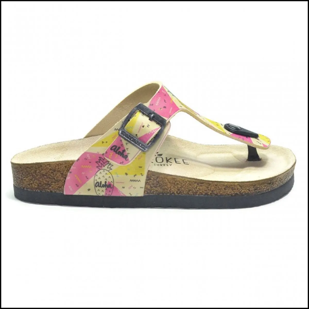 ?? 5ポイント解剖本物の革底フリップeva女性スリッパ夏の旅行、ユニコーン、音楽、スケルトン、猫、蝶