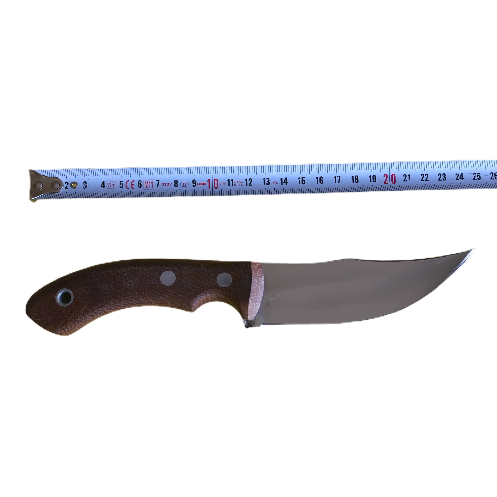 

Personalized handmade knife 4116 heat treated stainless steel with fiber haft and special case no:5 Hunting