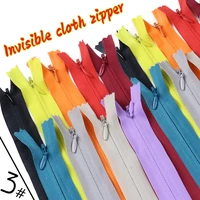 10pcs 3 28 60cm invisible zippers for sewing clothes bags accessories nylon coil zipper customized diy