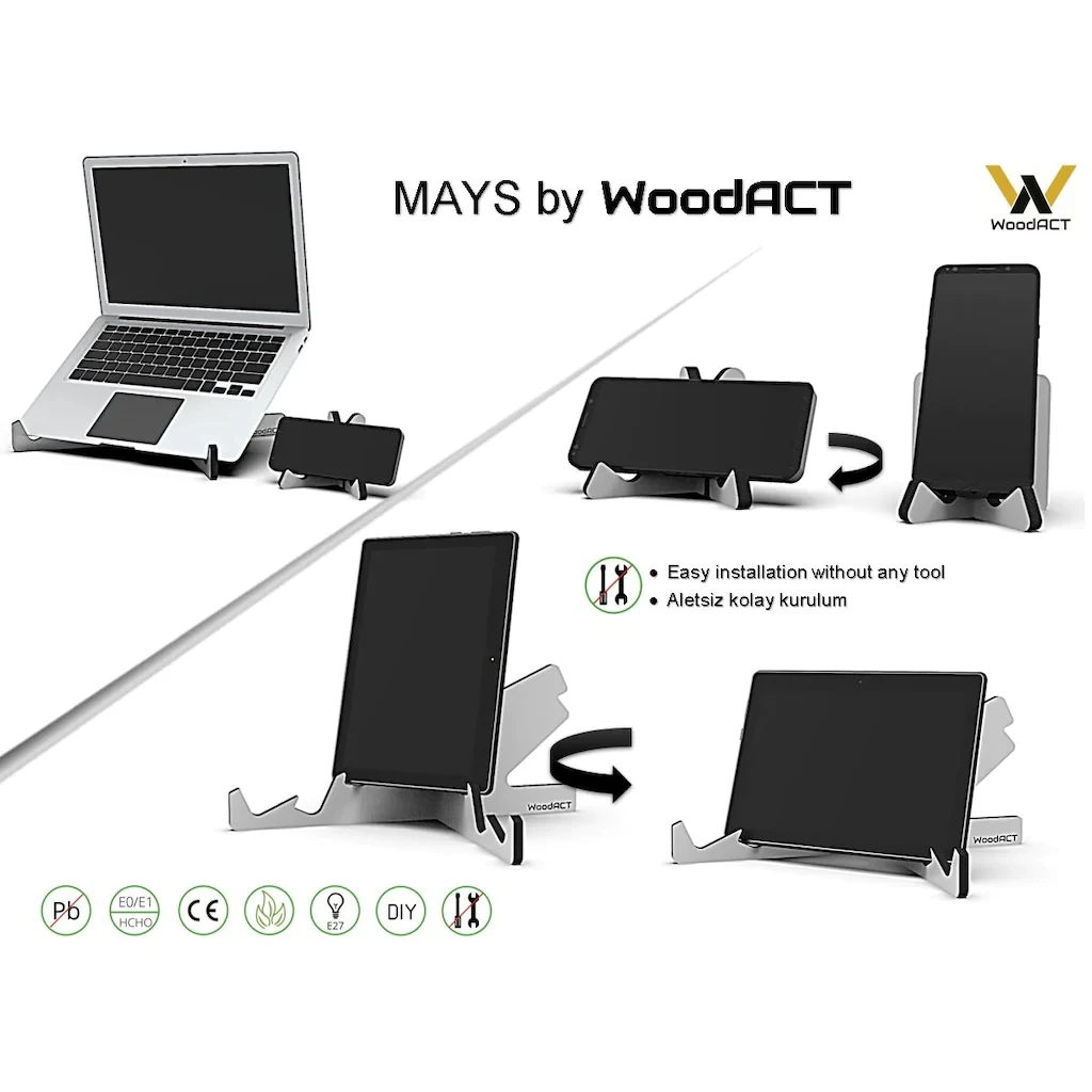 

Многофункциональная подставка для ноутбука и телефона MAYS