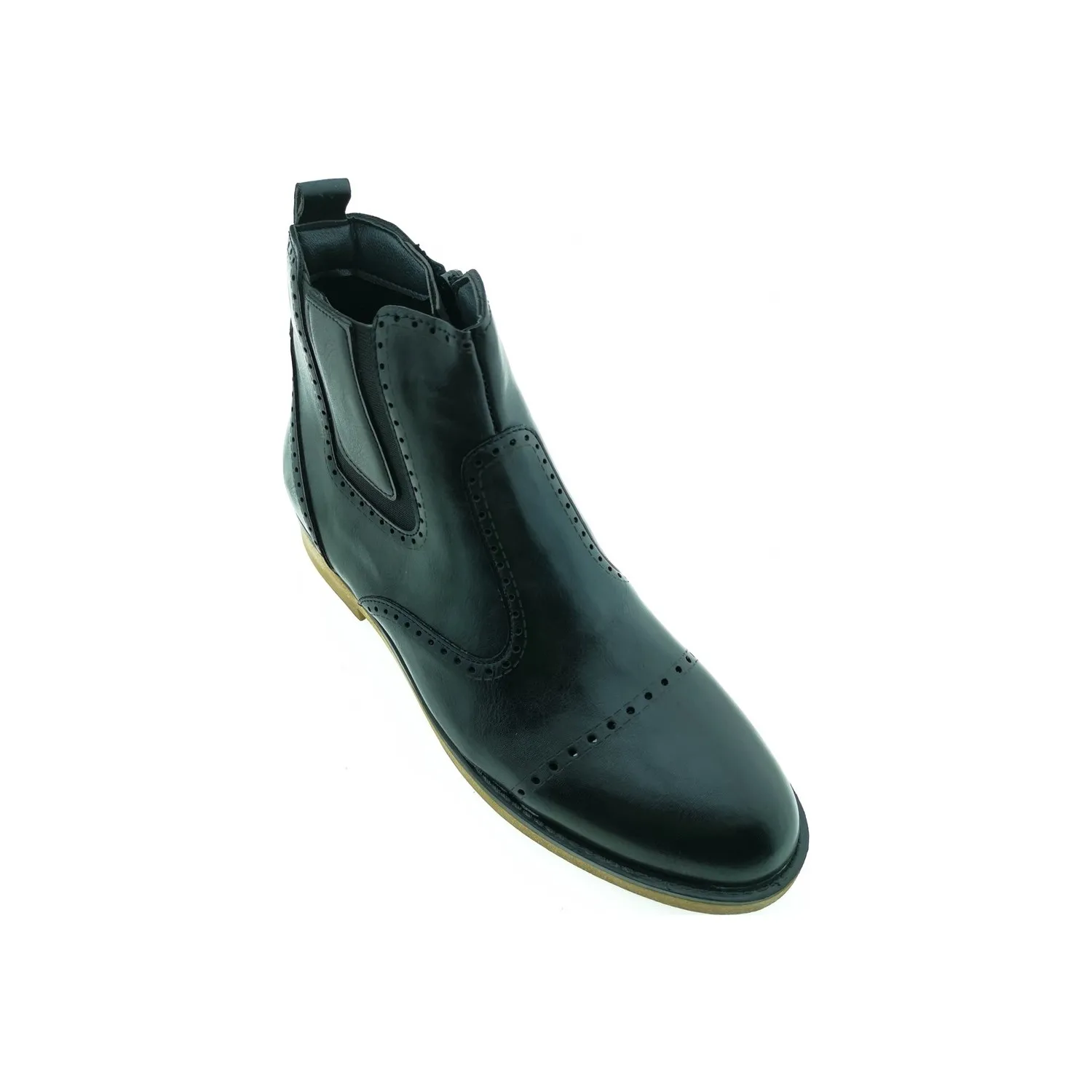 

Aymood Wheel/Zipper Male Boots