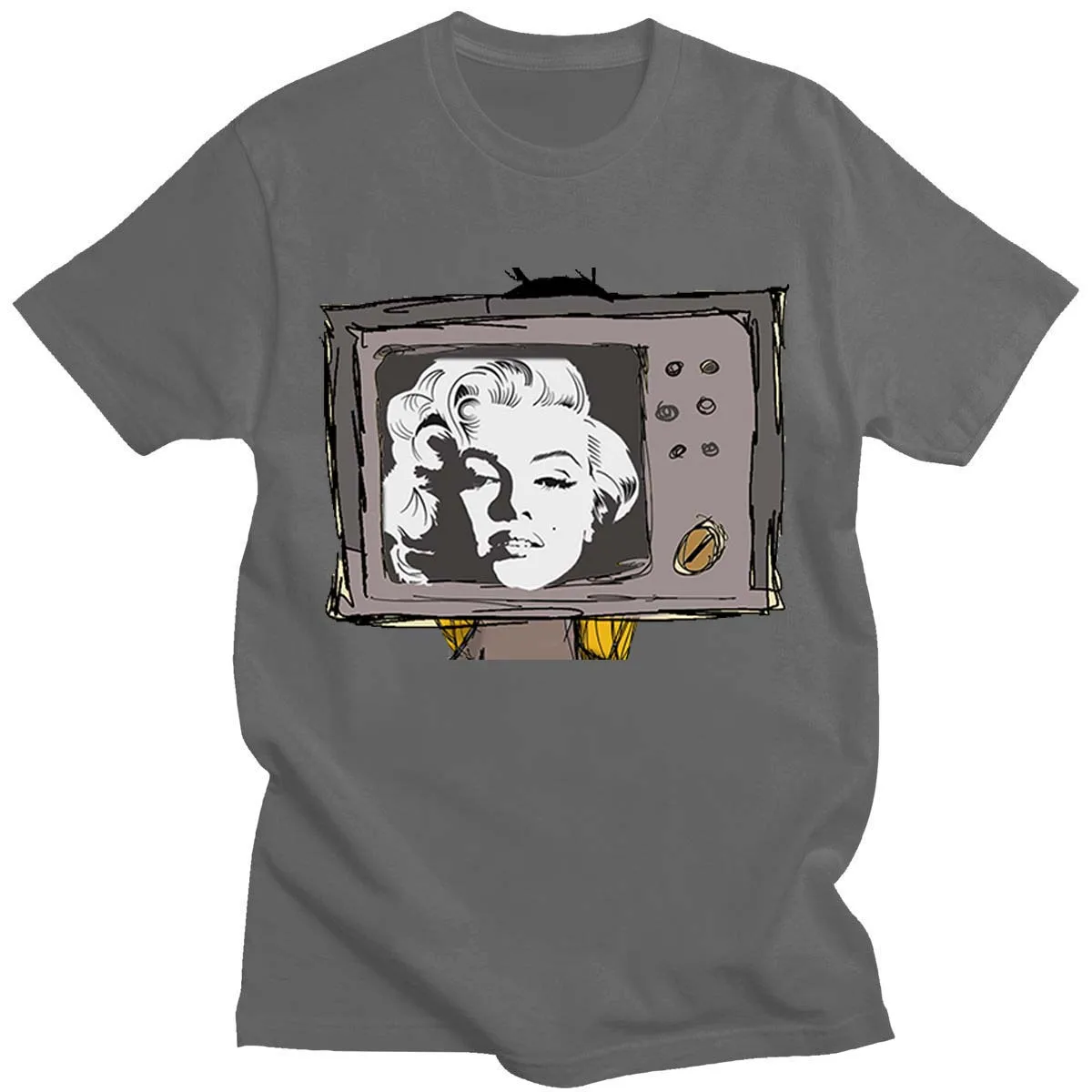 

Retro TV Show Harajuku Unisex T-Shirt Fashion Pure Cotton Summer Round Neck 14 Color Short Sleeve Daily Hip Hop Street NewTop