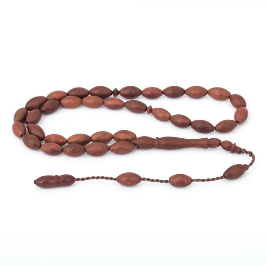 

Barley Cut Kuka Wood Rosary (Tasbih) Fashion Turkish Premium Quality Handmade Jawelery