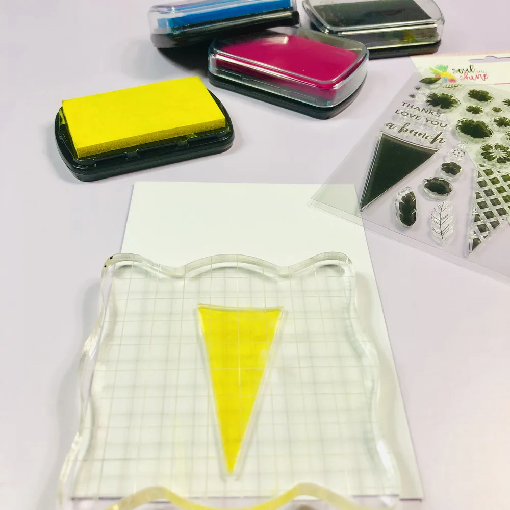 Прозрачные штампы CRZCrafter прозрачные силиконовые Многослойные многоразовые