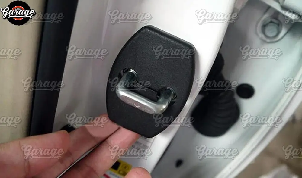 Защитные накладки для дверных петель для Land Cruiser Prado 150 2010- пластиковая формовка из АБС 1 комплект / 4 шт дизайн автомобиля украшения
