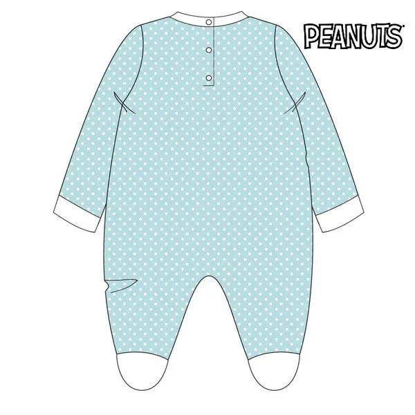 Детский комбинезон с длинными рукавами костюм Snoopy 74652 бирюзовый |