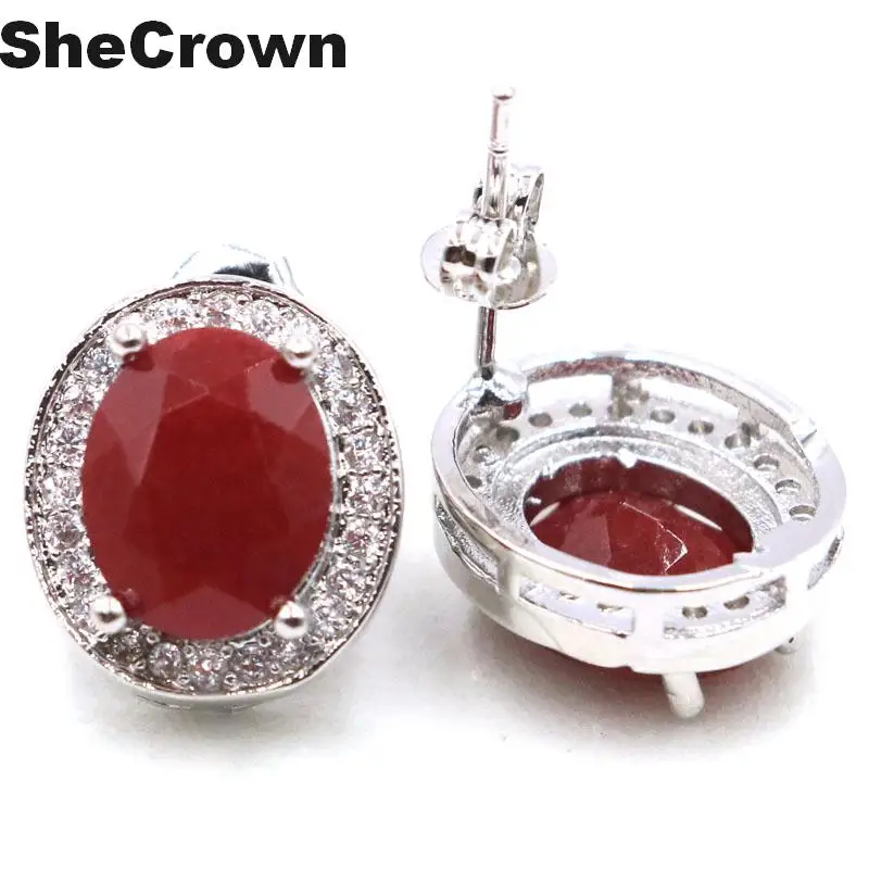SheCrown Париж Голубой топаз натуральный CZ Женская 925 серебряные серьги 43x16 мм