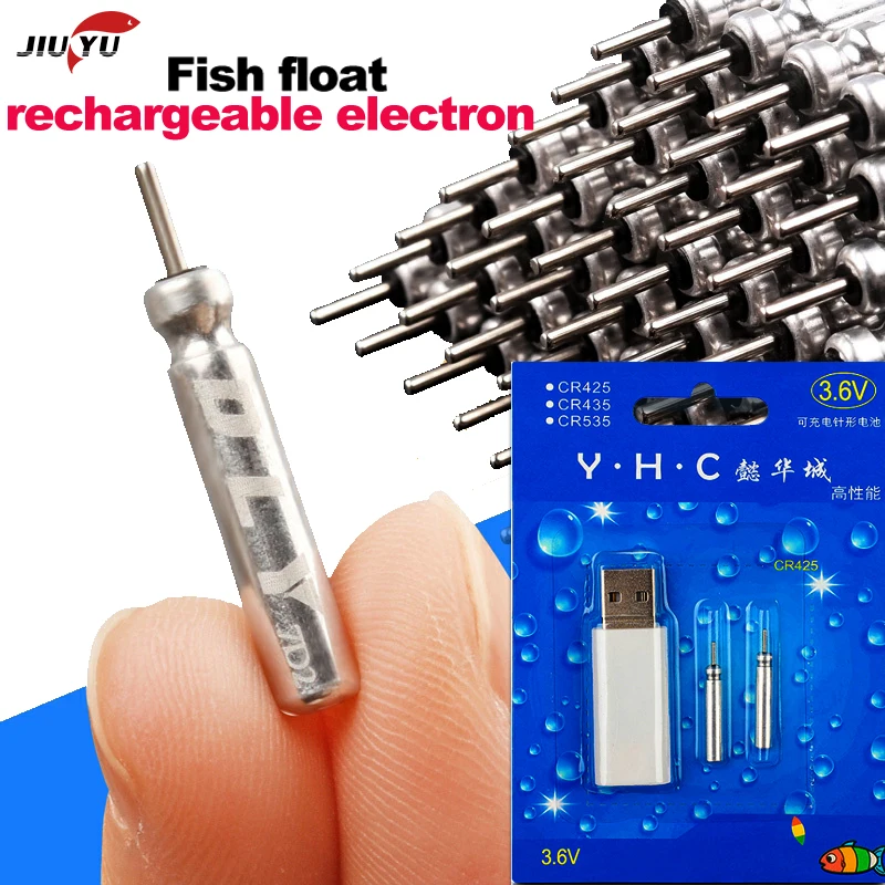 JiuYu аккумуляторная батарея CR425 USB зарядное устройство для электронной рыбалки