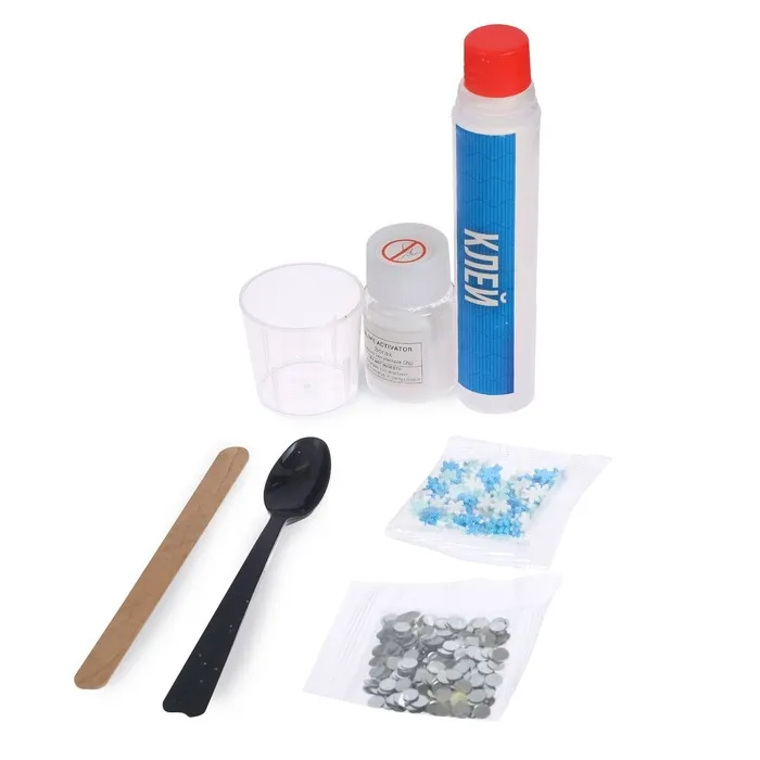 Опыты для детей «Снежный лизун», в пакете