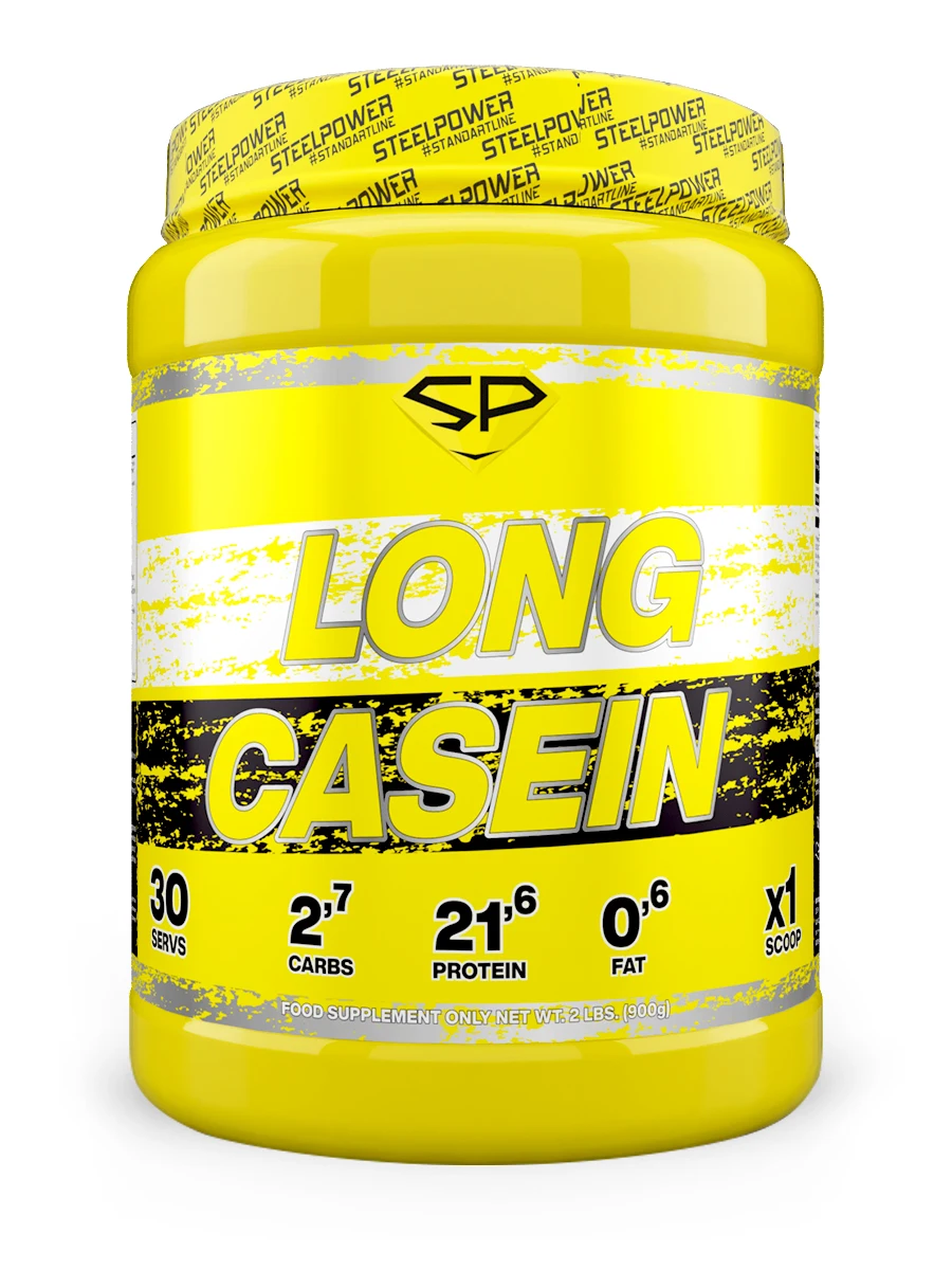 Казеиновый протеин STEELPOWER для похудения / Казеин мицеллярный LONG CASEIN 900 гр | Спорт и