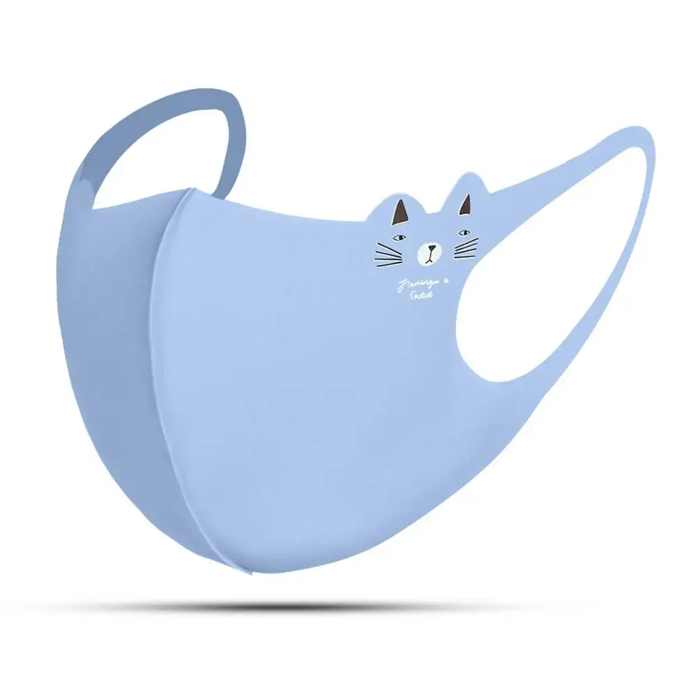 

Child Kids Reusable Cartoon Print Breathable Safe Protection Stretch Mask
