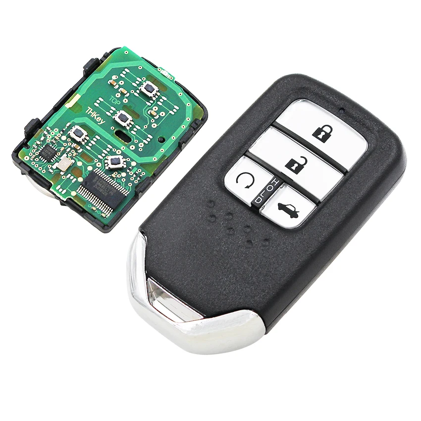4 кнопки умный дистанционный ключ брелок от машины 433 92 МГц ID47 чип для Honda Civic 2014 2015