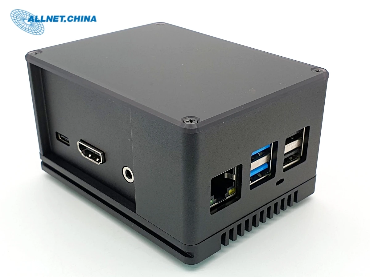 Алюминиевый корпус ecoPI PRO hp с теплоотводом для ROCK PI 4