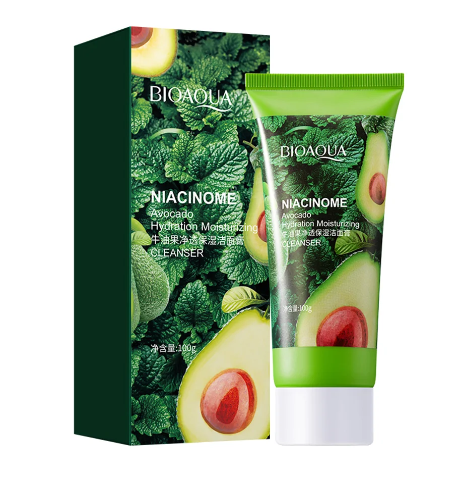 Пенка для умывания с экстрактом Авокадо Niacinome Avokado Cleanser 100 мл. BIOAQUA | Красота и
