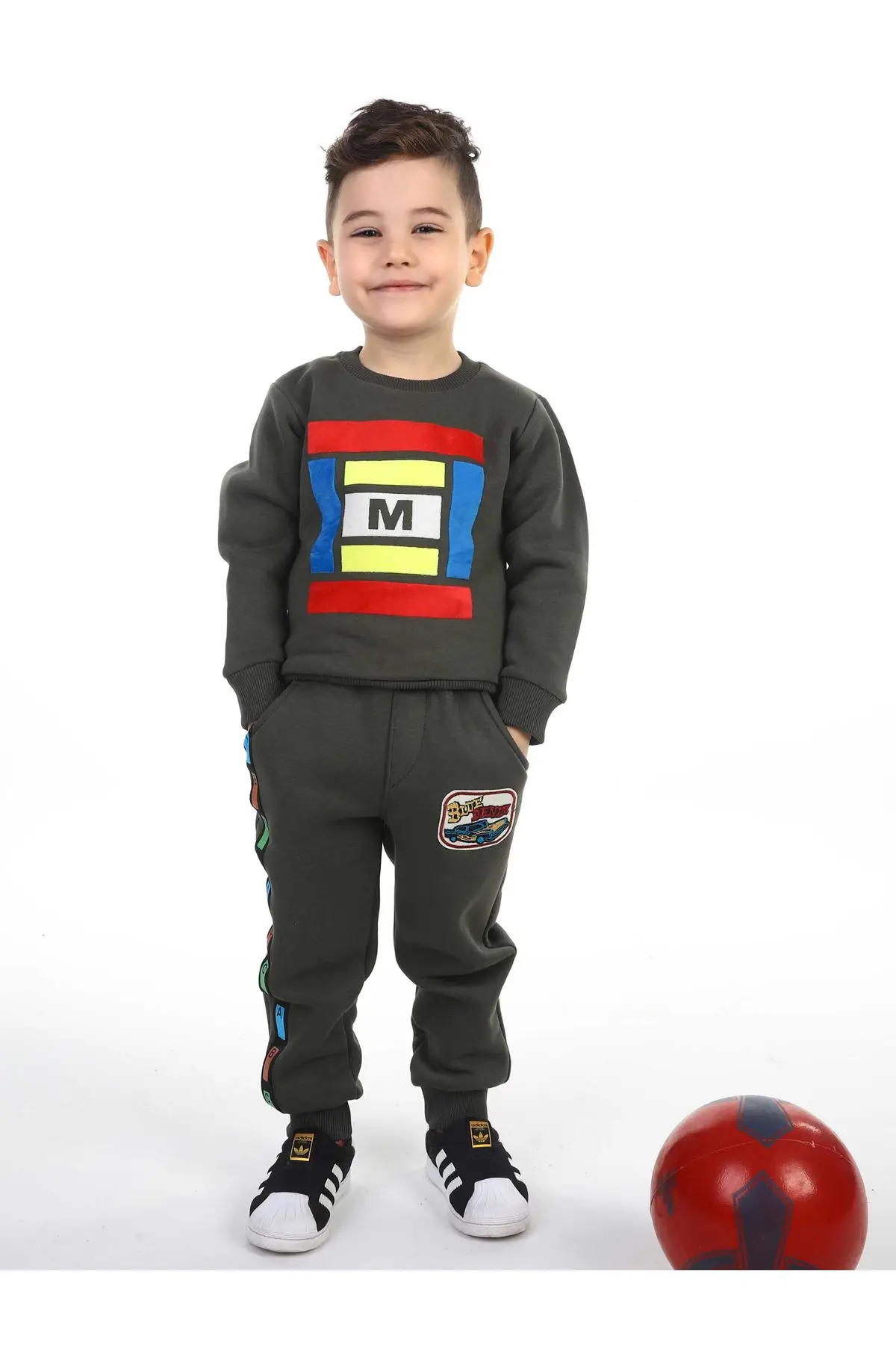 Зимняя Толстовка цвета хаки для мальчиков | Мать и ребенок