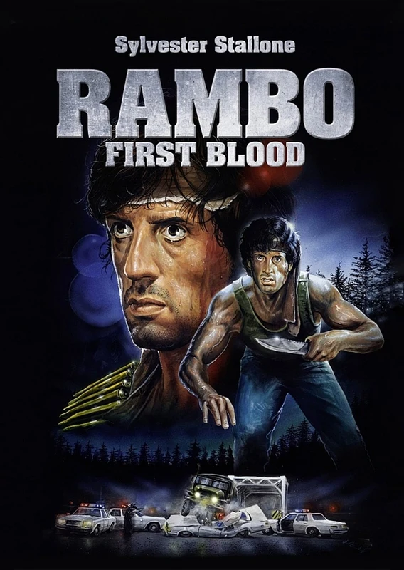 RAMBO. First Blood. Рэмбо(Первая кровь). Постер (плакат). Размер 30х40 см | Ностальгия Кино