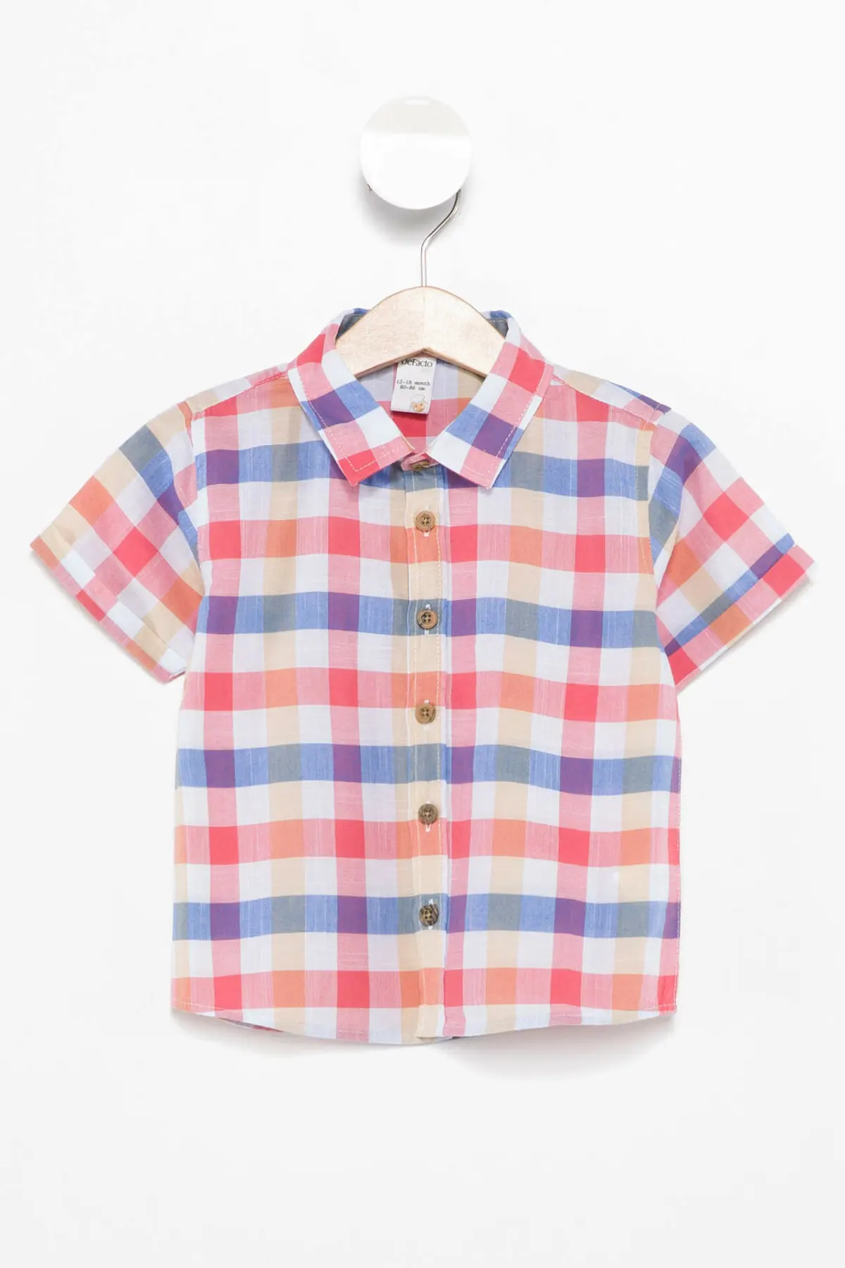 Дефакто летняя рубашка в клетку для маленьких мальчиков модные комфортные топы
