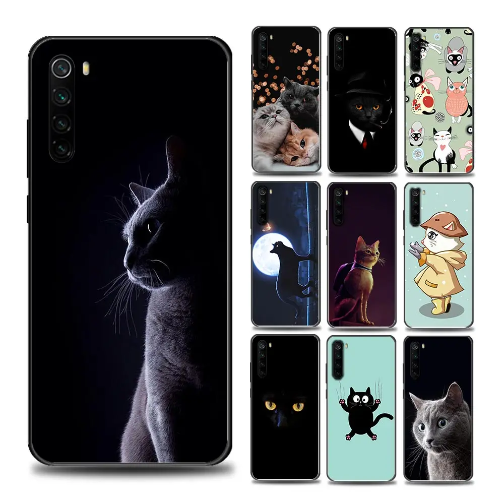 

Funny Cartoon Cat Phone Case for Redmi 6 6A 7 7A Note 7 8 8A 8T Note 9 9S 4G 9T Pro Soft Silicone Cover Coque Funda Capa