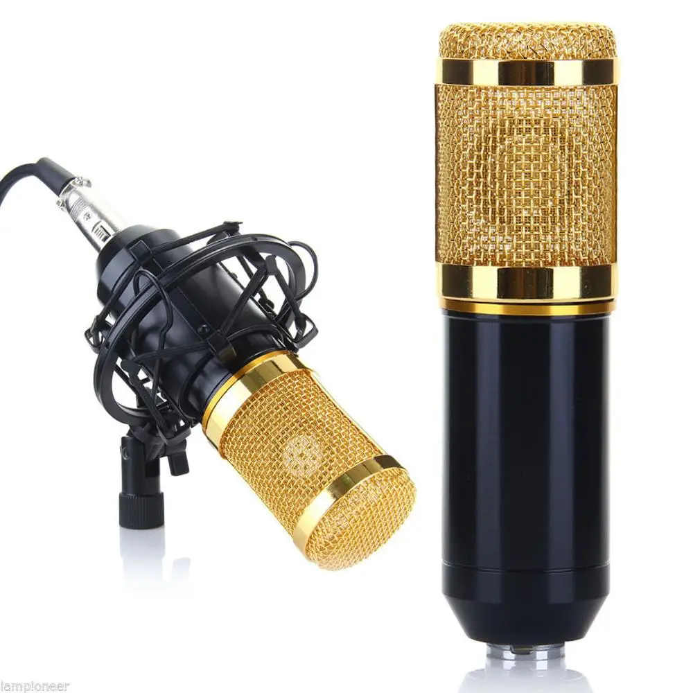 Конденсаторный микрофон для домашней звукозаписи студийный динамический +