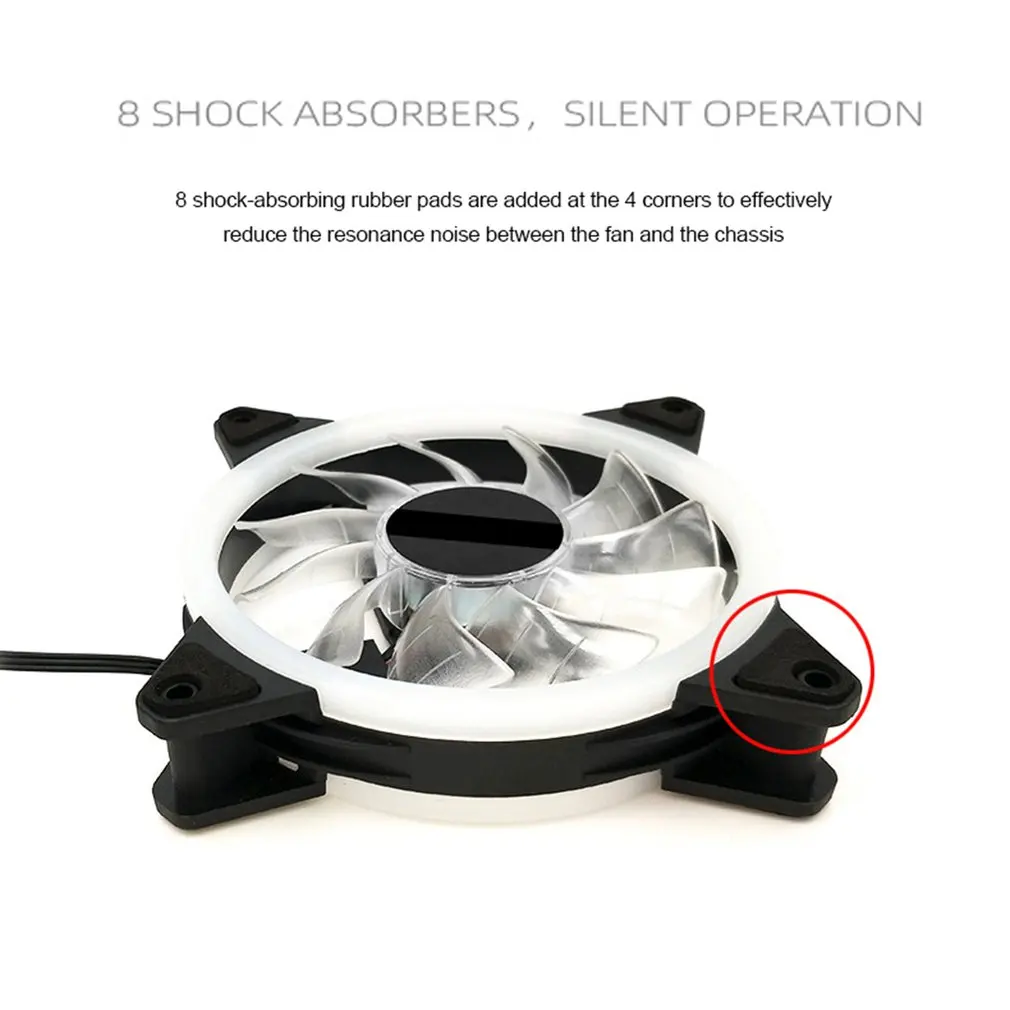 

120mm PC Computer Case Fans Ultra Silent LED Cooling Fan 12VDC 3P IDE 4Pin