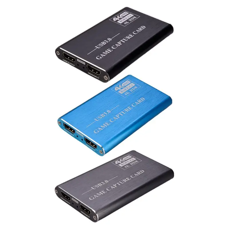 USB 3 0 HDMI совместимая карта захвата 4K Loop out коробка для записи видео высокой