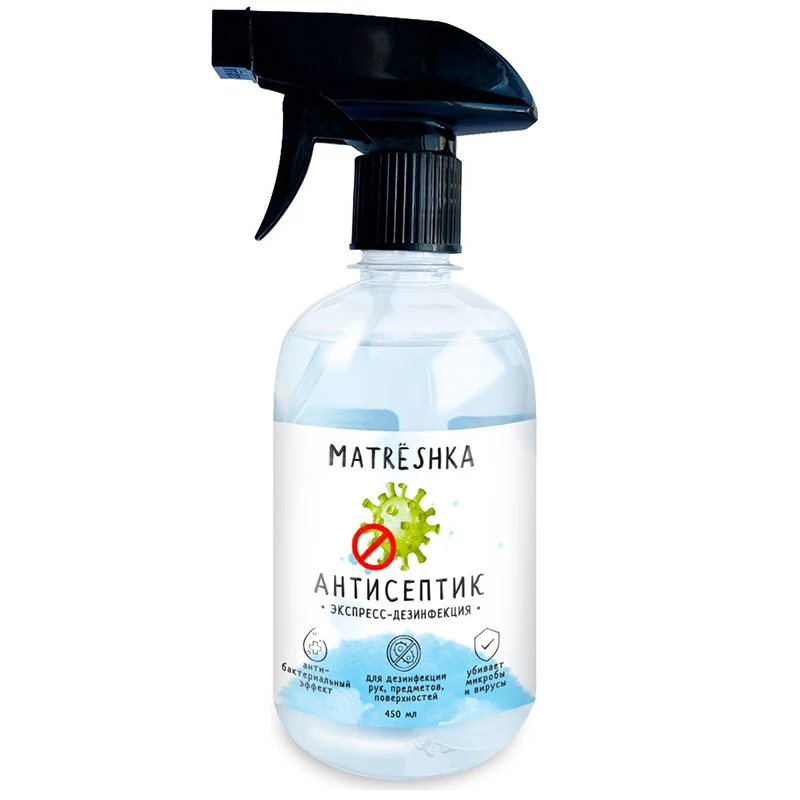 Антисептик Matrёshka (Мартёшка) Универсальное чистящее моющее средство 450 мл |