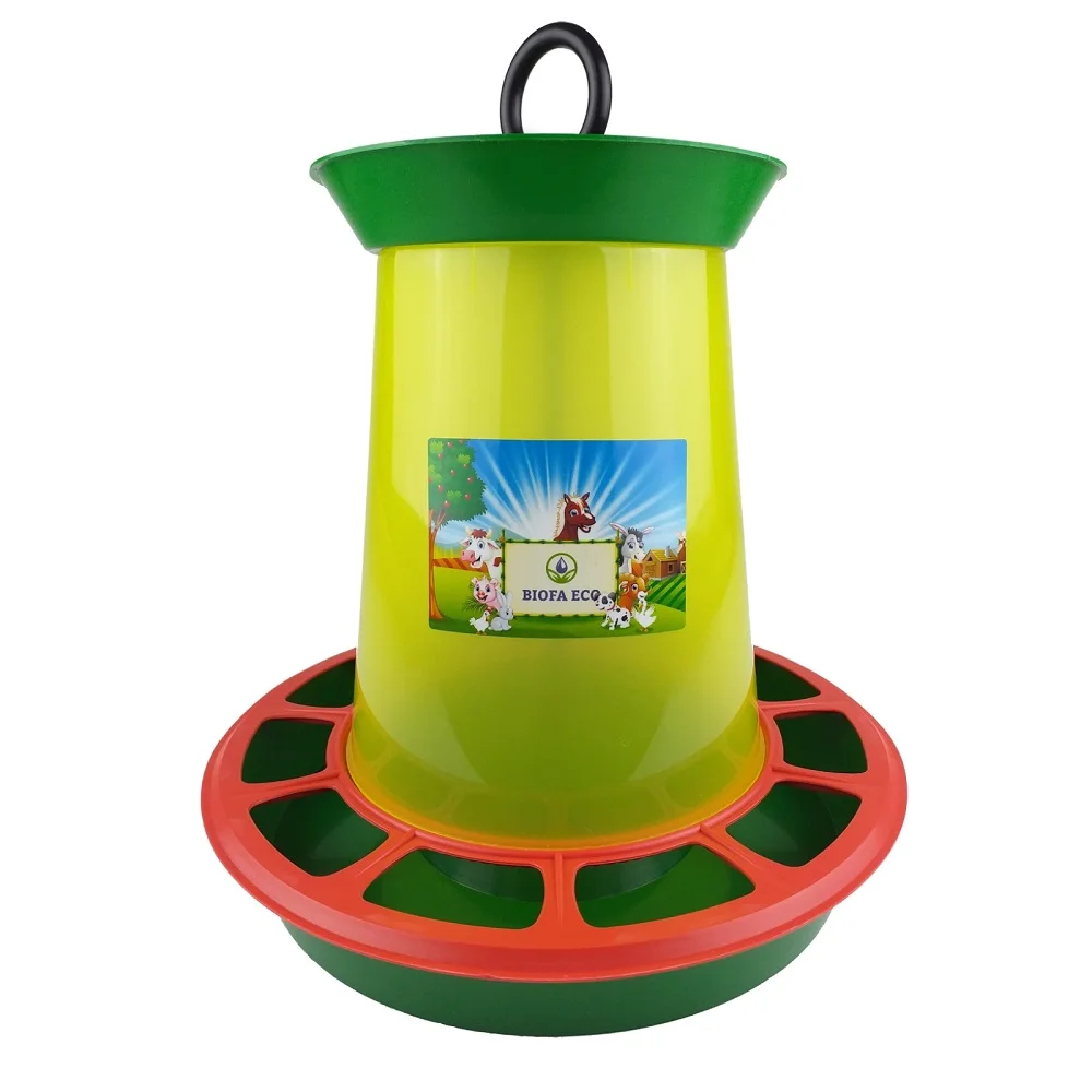 Кормушка BIOFA ECO Faro для домашней птицы бункерная 5.75 кг (30 шт)|Кормление птиц| |