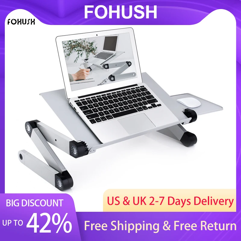 

Adjustable Height Laptop Desk Laptop Stand Portable Foldable Stand Reading Holder Bed Tray Standing Desk Computer Accessories