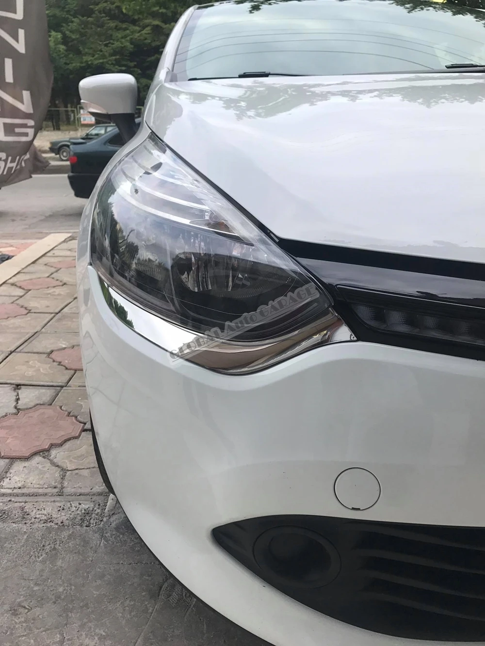 Для Renault Clio 4 хромированная Накладка для фар 2012 2013 2014 2015 2016 2017 2018 автомобильный