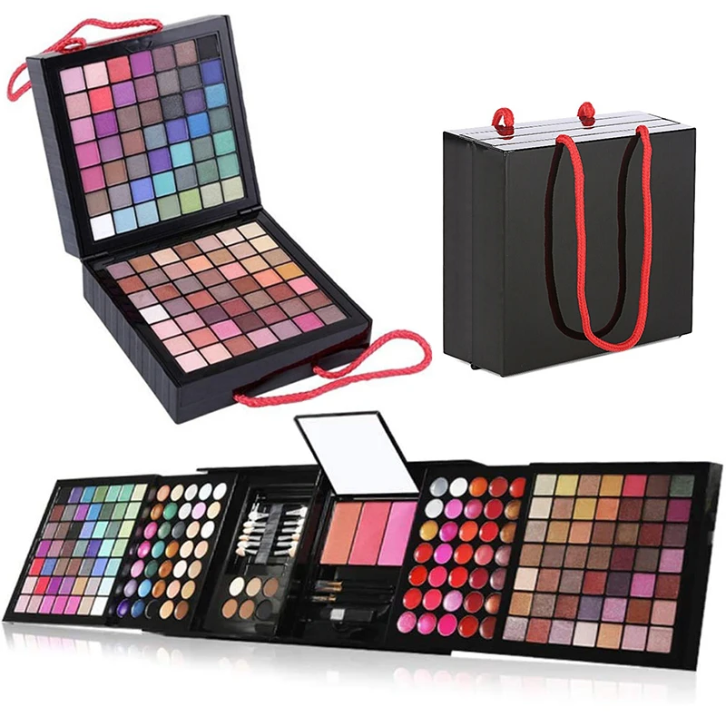 

177 Color Eyeshadow Palette Blush Lip Gloss Concealer Kit Beauty Makeup Set All-in-One Makeup Kit with Mirror Applicators