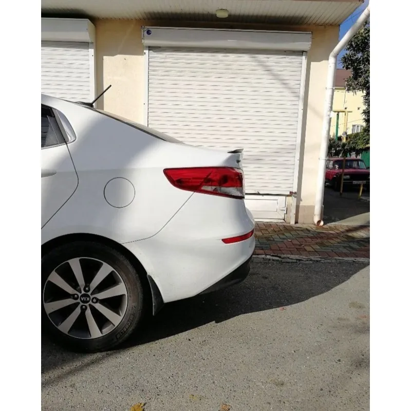 Spoiler for Kia Rio 3 sedan spoiler trim trunk лип diffuser | Air Dams