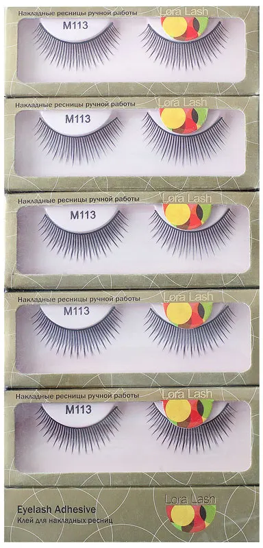 Набор 5шт. Ресницы накладные В F M N1 M113