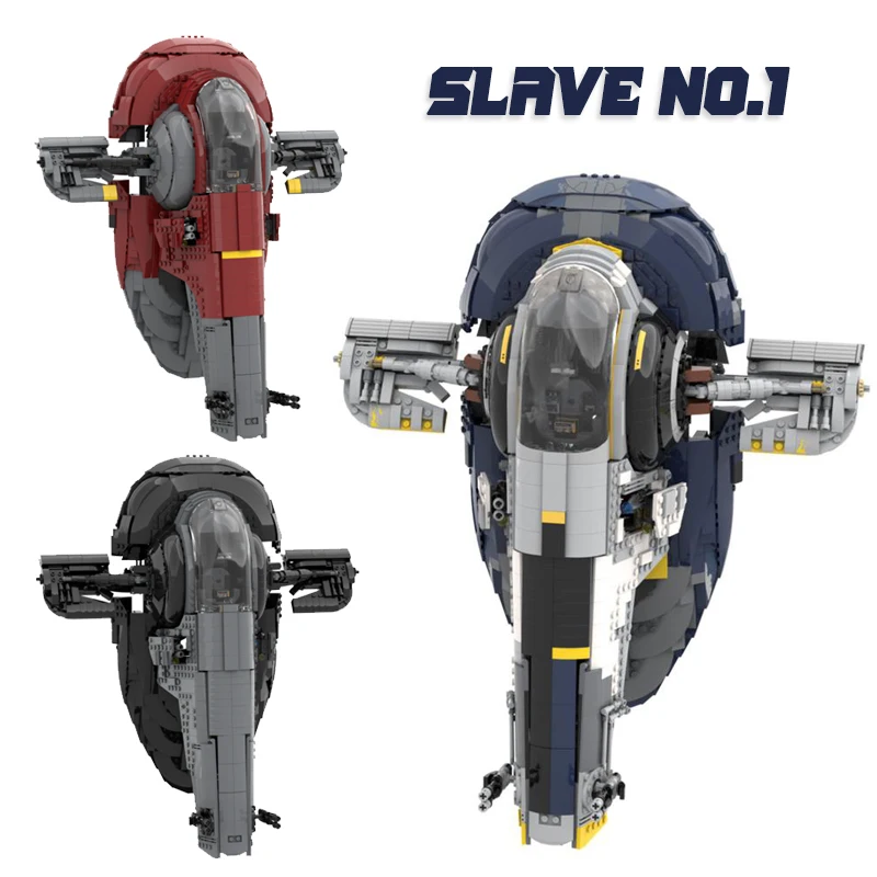

Здание Мпц блоки новая "Звездные войны Slave огонь мс спрей Space wars издание Slave NO.1 космический истребитель детские игрушки подарки цвет: черный, ...