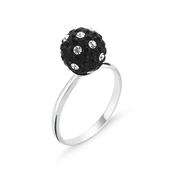 

Серебряное 925 пробы кольцо с кубическим цирконием