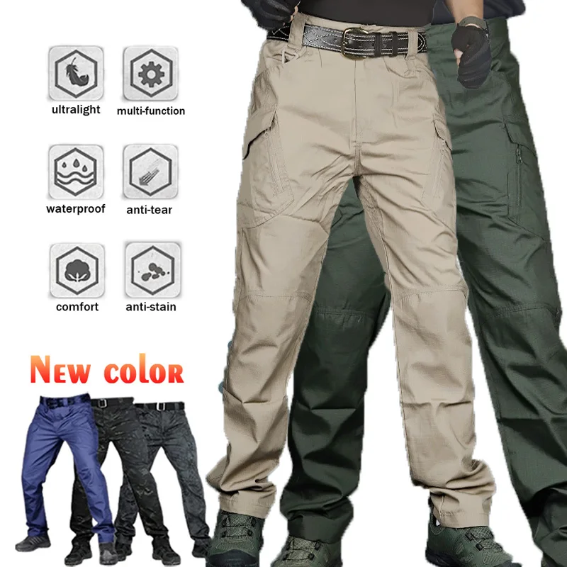 

Tactical Cargo Pants City Military Quick Dry Men's Long Classic Joggers Waterproof Camouflage Casual Plus Size 5XL