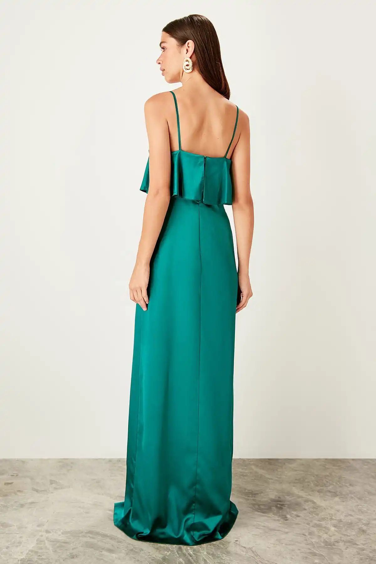 Trendyol разрезы вечернее платье TPRSS19FZ0366 | Свадьбы и торжества