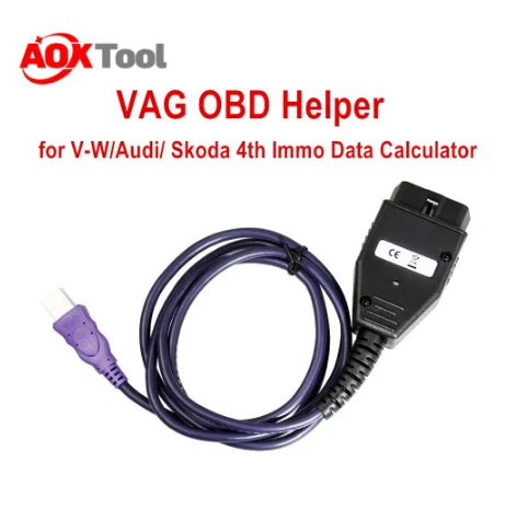 For VAG OBD Helper for V-W/Audi/ Skoda 4th Immo Data Calculator with 1 Free Token Work Lonsdor K518ISE and VVDI2 |