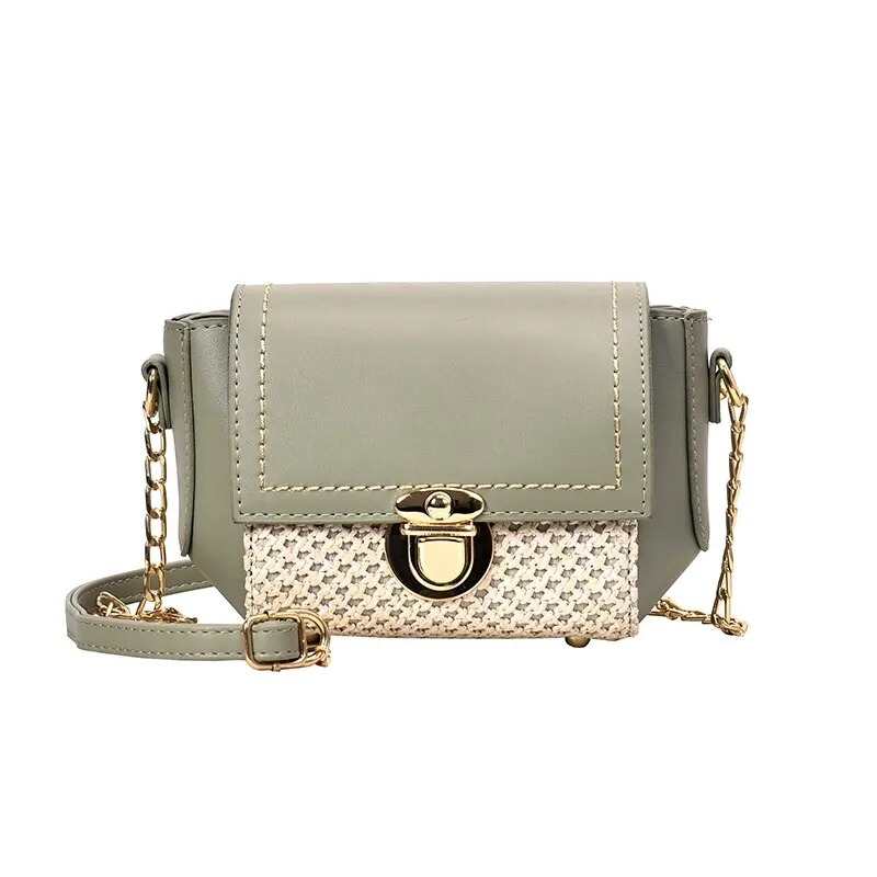 2019 модные соломенные плетеные женские пляжные маленькие сумочки сумки через