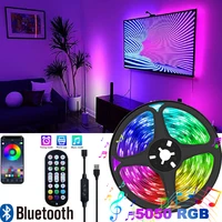 dc5v led lights bluetooth smd5050 room decor tv desktop screen backlight music sync phone control led strip light color changing