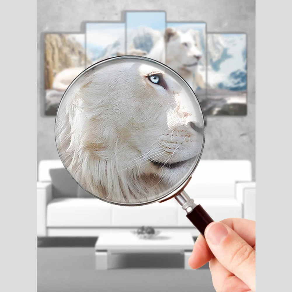 Модуль дом Модульная картина для интерьера / Картина на стену Тигры/ Животные |