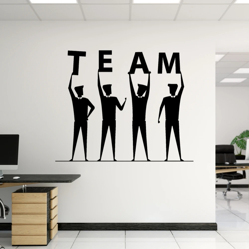 Деловая команда работа наклейка на стену командная для офиса украшение