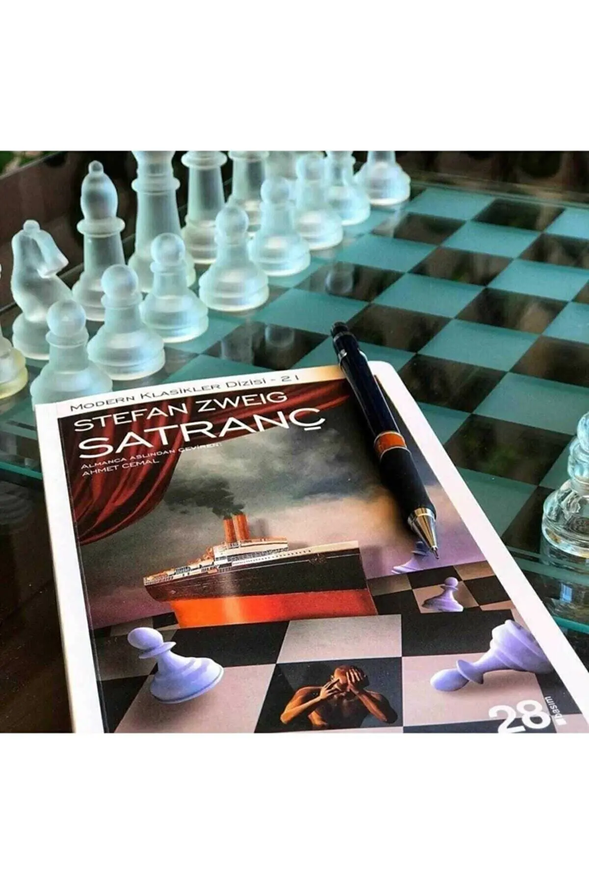 Стеклянный прозрачный Шахматный набор Megalux декоративная фотография прозрачная