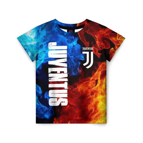 Детская футболка 3D Juventus | Мать и ребенок